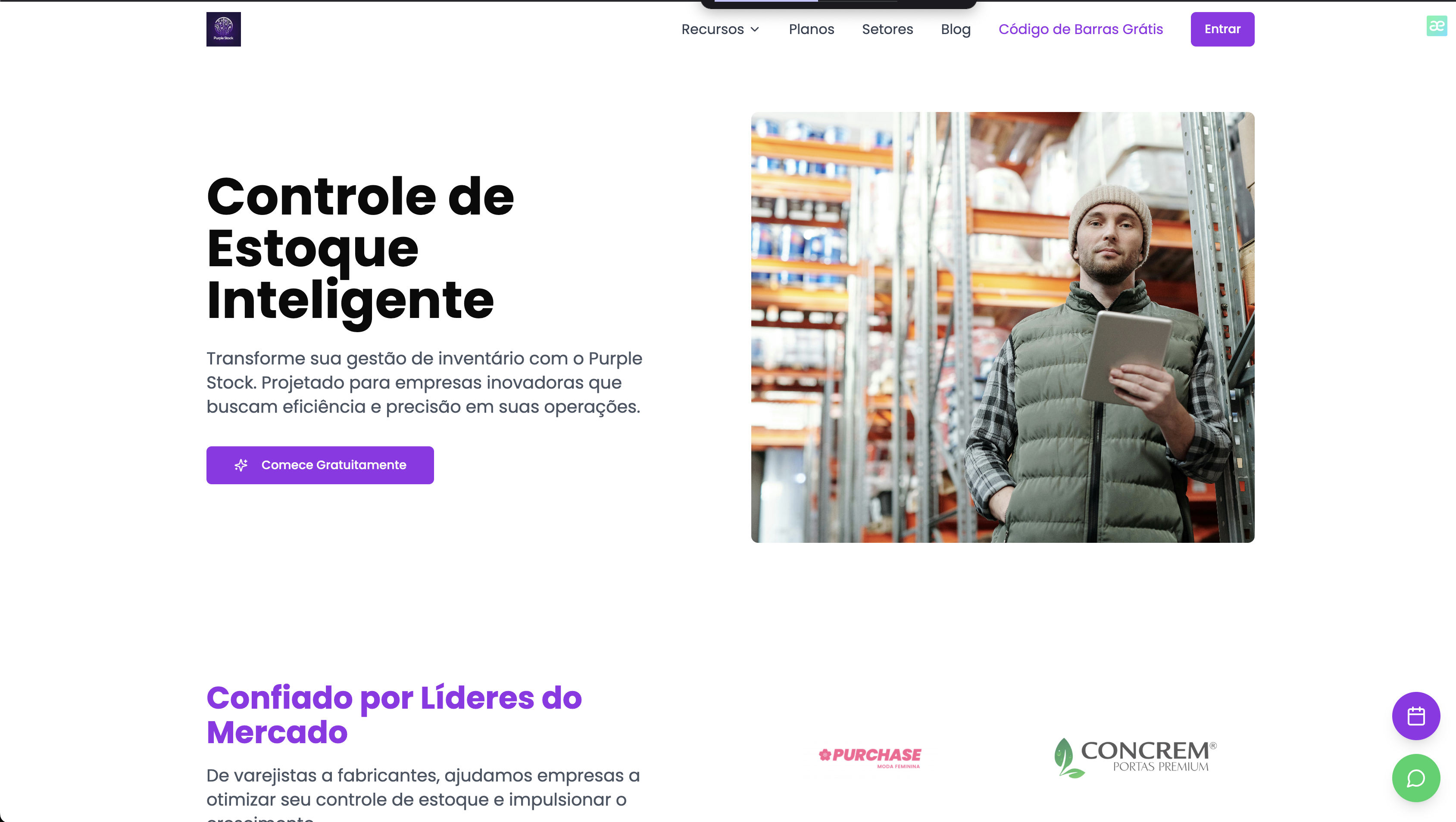 Purple Stock: Sistema de Controle de Estoque Inteligente